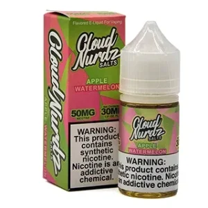 Apple Watermelon - 50mg - Cloud Nurdz Salts - 30mL