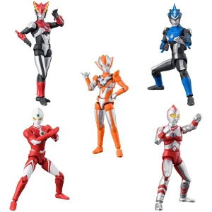Bandai Chodou Alpha Ultraman Set 12 Figures with Candy and Gum