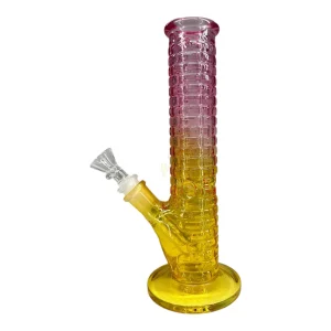 Bicolor 10 Inch Straight Water Pipe