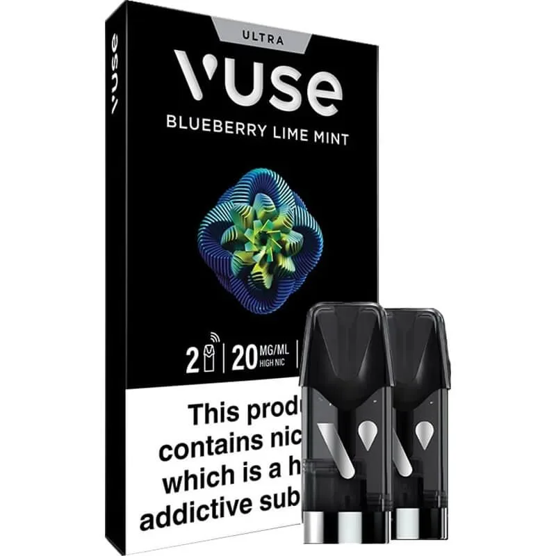 Blueberry lime mint Vuse Ultra pods 2 pack