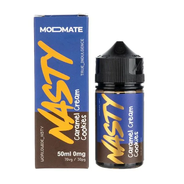 Caramel Cream Cookies Shortfill E-Liquid by Nasty Juice Modmate