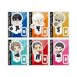 Chugai Kogyo Summer Hikaru Died Print Acrylic Figure Stand 6 Pack