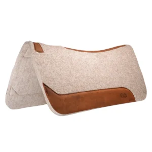 Contoured Wool Blend Felt Saddle Pad