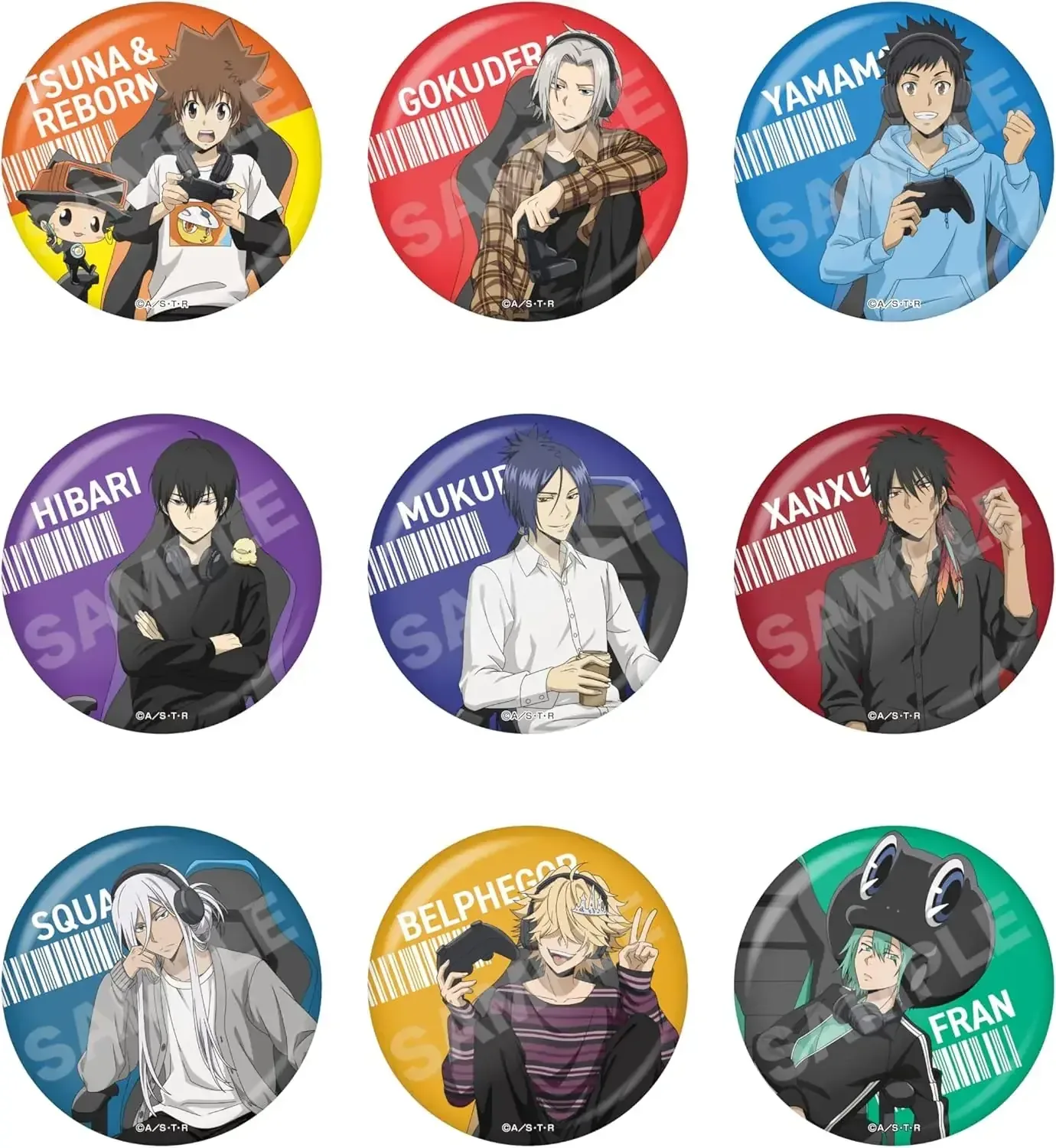 CS Front Reborn! 56mm Can Badge Nine-Pack Collection