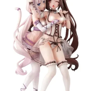 Eclipse Feather Nekopara Figure Chocolat Vanilla with Bases Set