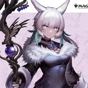 Ensky Magic Gathering Final Fantasy Lulu Rubber Mat 23.6x13.8