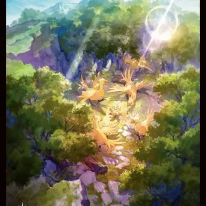 Ensky MTG Final Fantasy Chocobo Plains Card Sleeves 80 Pieces