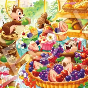 Epoch Disney Chip N Dale Jigsaw Puzzle 300 Pieces 26x38cm Puzzle Collage
