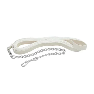 Flat Cotton Lunge Line, 1" x 27 with Chain