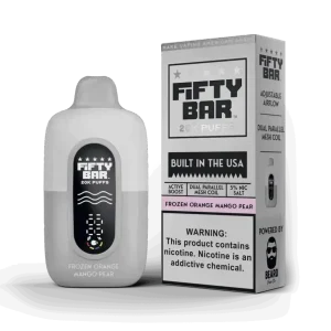 Frozen Orange Mango Pear - Fifty Bar 20K Disposable Vape