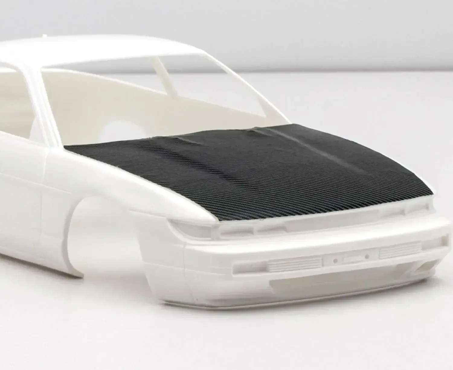Fujimi Sileighty Scale 1/24 Car Model Kit, Carbon Hood Decal - Image 2