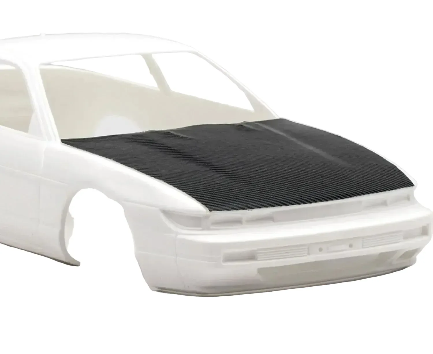 Fujimi Sileighty Scale 1/24 Car Model Kit, Carbon Hood Decal