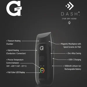 G PEN DASH+ VAPORIZER (FOR DRY HERB)