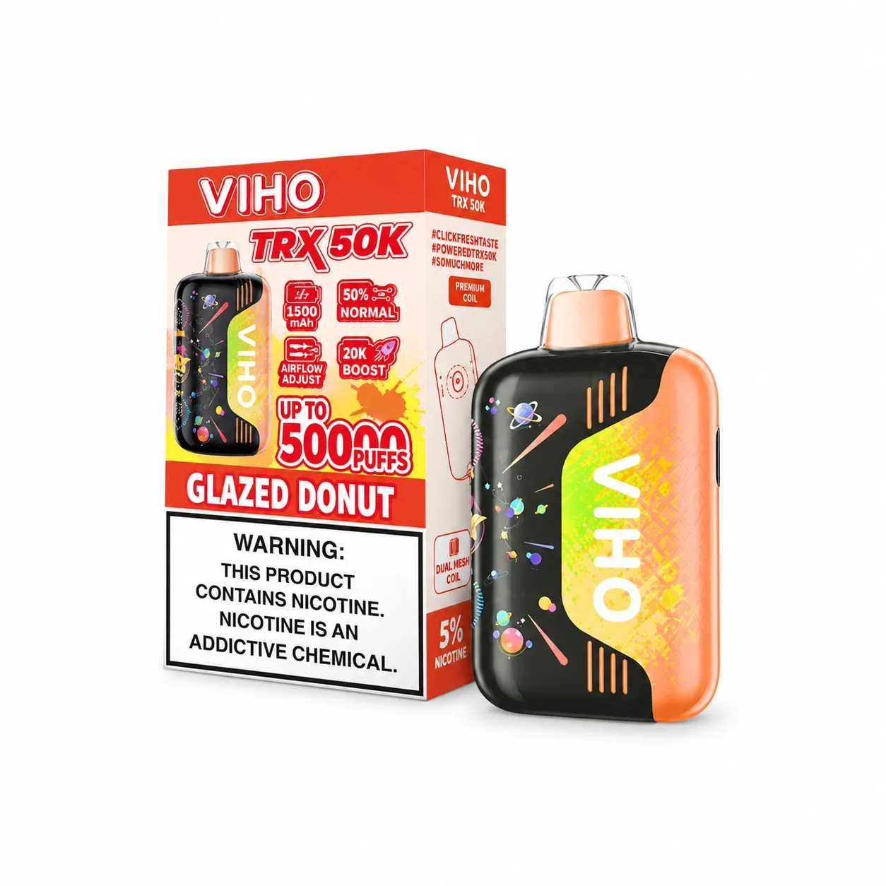 Glazed Donut - VIHO TRX 50K Disposable Vape