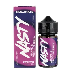 Grape & Mixed Berries Shortfill E-Liquid by Nasty Juice Modmate