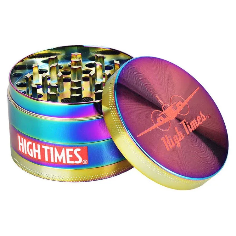 HIGH TIMES 4-PIECE METAL CHAMELEON GRINDER - Image 2