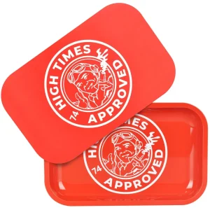 High Times Metal Rolling Tray & Lid | High Times Approved