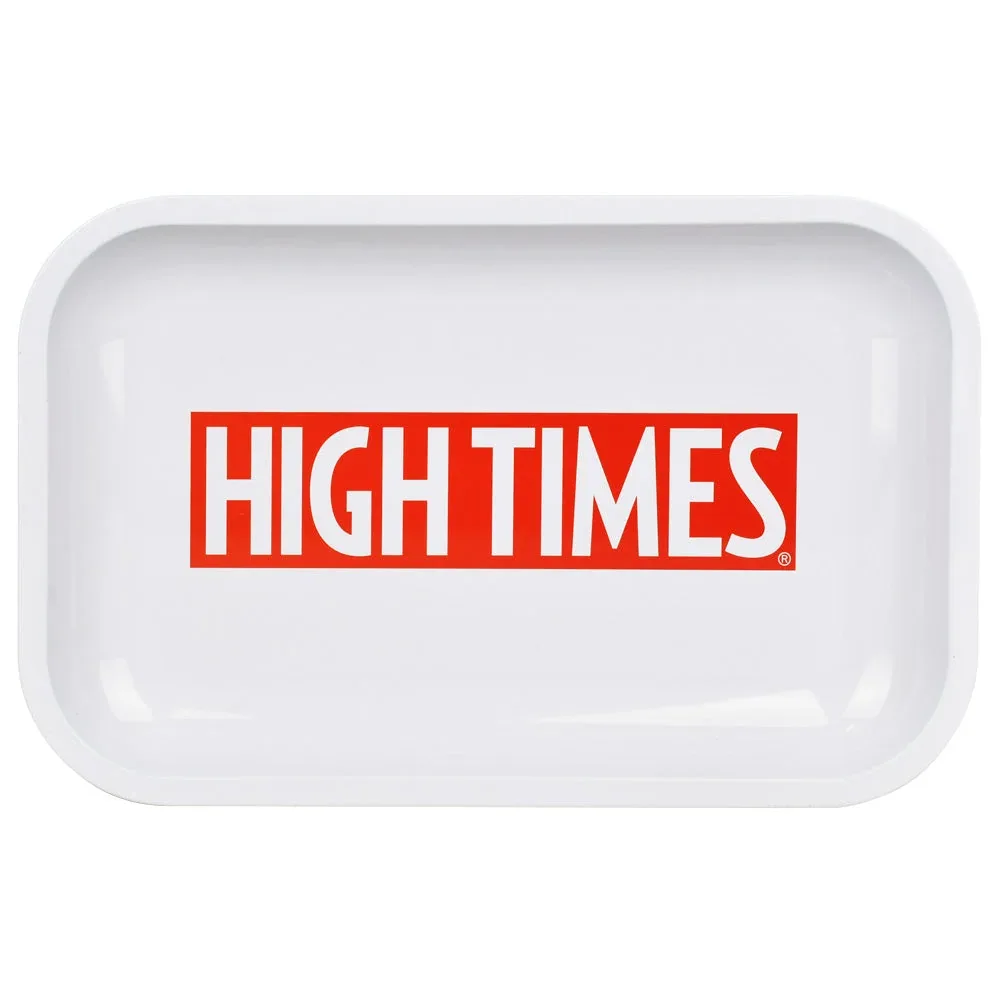 High Times Metal Rolling Tray & Lid | High Times White - Image 2