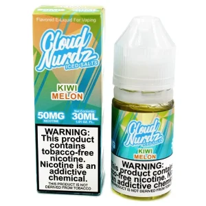 ICED Melon Kiwi - 50mg - Cloud Nurdz Salts - 30mL
