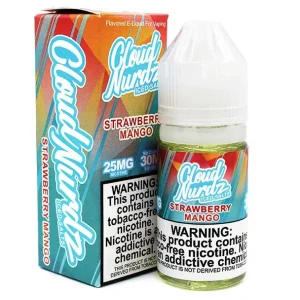 ICED Strawberry Mango - 50mg - Cloud Nurdz Salts - 30mL