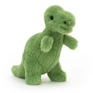 Jelly Cat Fossilly T-Rex Mini Plush Toy Dinosaur Gift for Baby Shower or Birthday