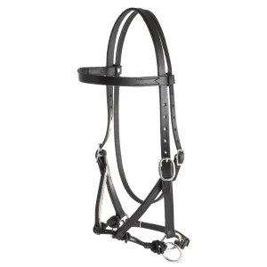 Justin Dunn Bitless Bridle, Black, 3/4"