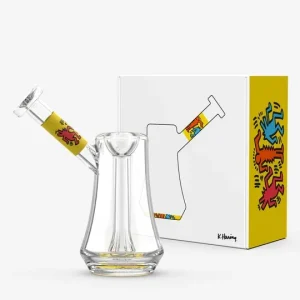 K HARING GLASS BUBLER