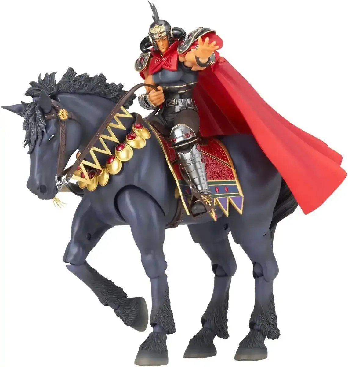 Kaiyodo Revoltech Raoh and Kokuoh Figure Hokuto no Ken Series 014