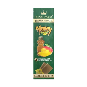 KING PALM - 2PK HEMP WRAPS - HONEY MANGO