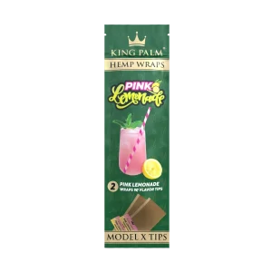 KING PALM - 2PK HEMP WRAPS - PINK LEMONADE