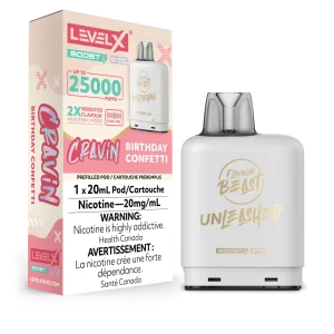 Level X Boost Unleashed 20mL Pods | Vape Cloud Canada