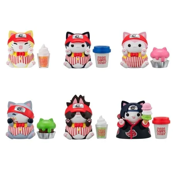 Megahouse Mega Cat Project Naruto Nyarto! Dinner Box 30mm PVC Figure