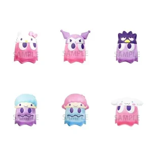 Megahouse Pac-Man Sanrio Chibi Collectible Figure Vol.2 Clear Color Box Set