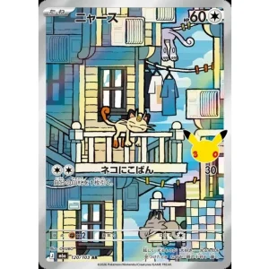 Meowth 30th Pokémon TCG Trading Card 120/103 M6a Japanese Mint