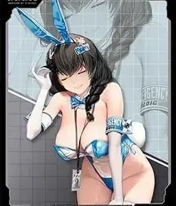 Movic Nikke Mary Medical Rabbit Matte Card Sleeves 65 Pack Red
