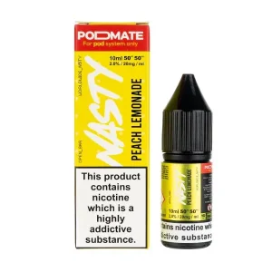Peach Lemonade Nic Salt by Nasty Juice Podmate