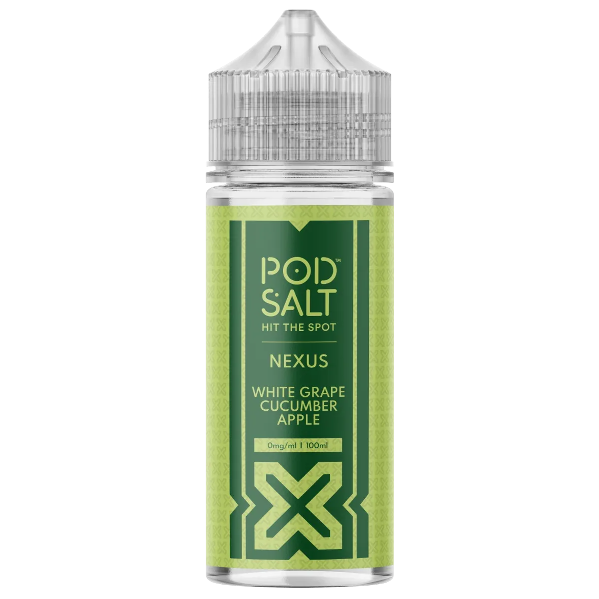 Pod Salt Nexus White Grape Cucumber Apple 100ml Shortfill E-Liquid