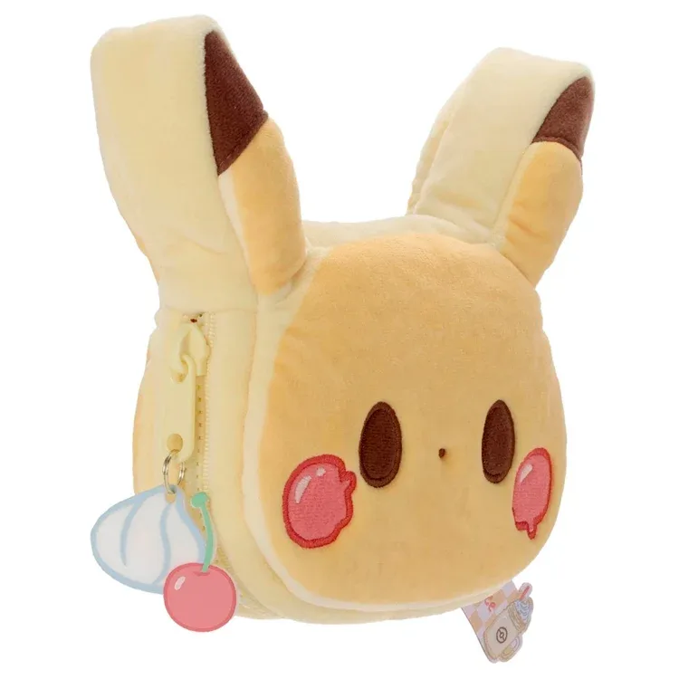 Pokemon Pokepiece Pikachu Plush Case Pancake Design Figure - Image 2