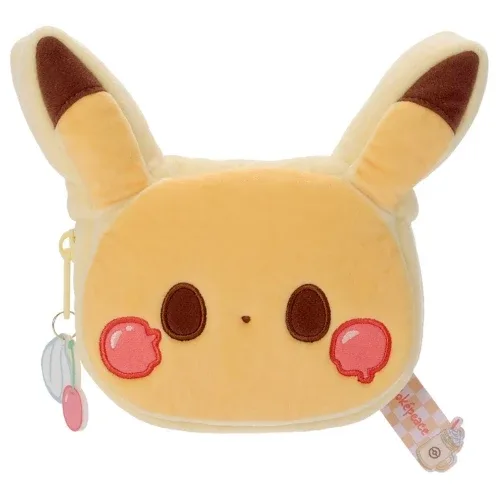 Pokemon Pokepiece Pikachu Plush Case Pancake Design Figure