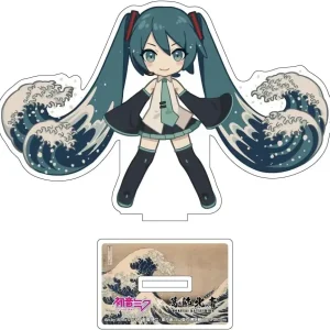 Presence Hatsune Miku Hokusai Die-Cut Acrylic Stand 5.9-Inch