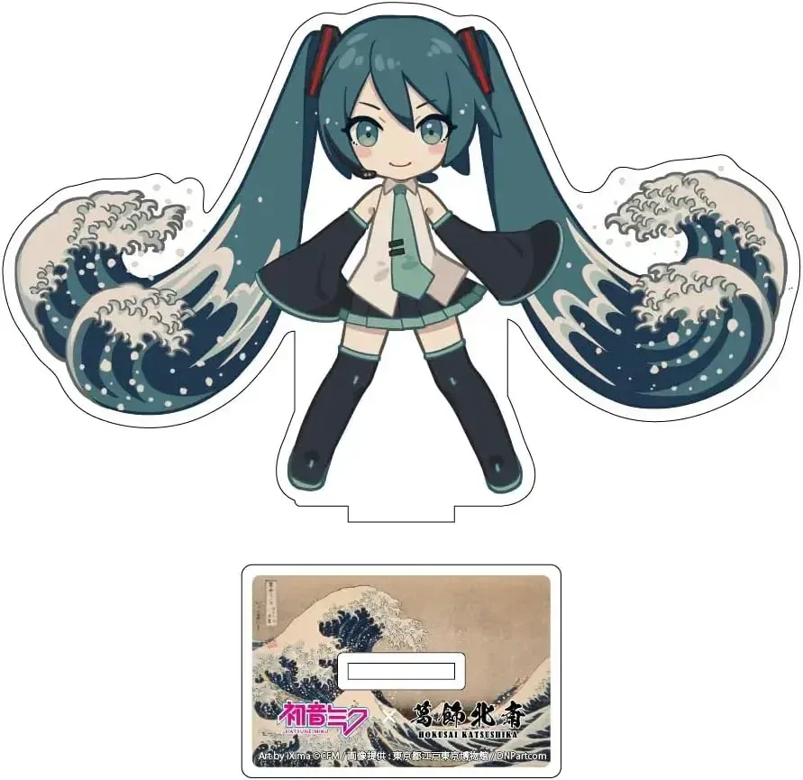 Presence Hatsune Miku Hokusai Die-Cut Acrylic Stand 5.9-Inch