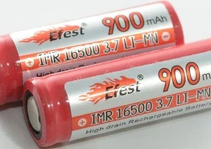 16500 900 mAh 3.7V IMR Battery
