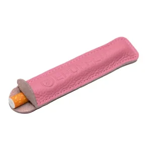 Pink Leather eCigarette Travel Pouch