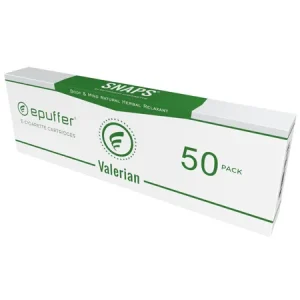 ePuffer SNAPS® Valerian Relaxant Vape Cartomizers 50