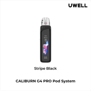 Uwell Caliburn G4 Pro 35W Pod Kit - Stripe Black