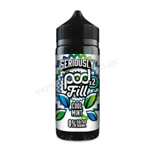 Doozy Seriously Pod Fill x2 Cool Mint E-Liquid Shortfill