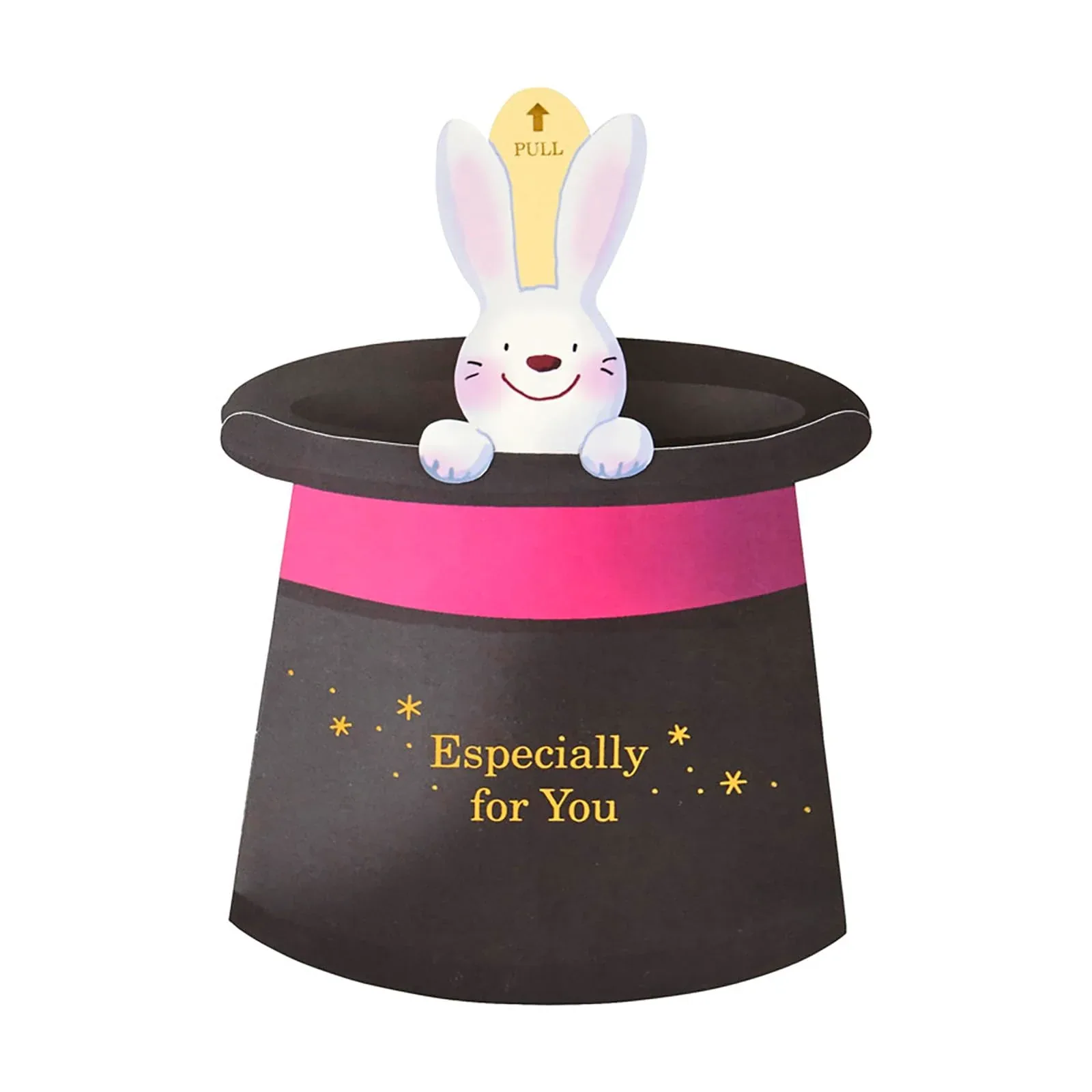 Sanrio Birthday Celebration Rabbit Message Card - Paper Top Hat Design - Image 2