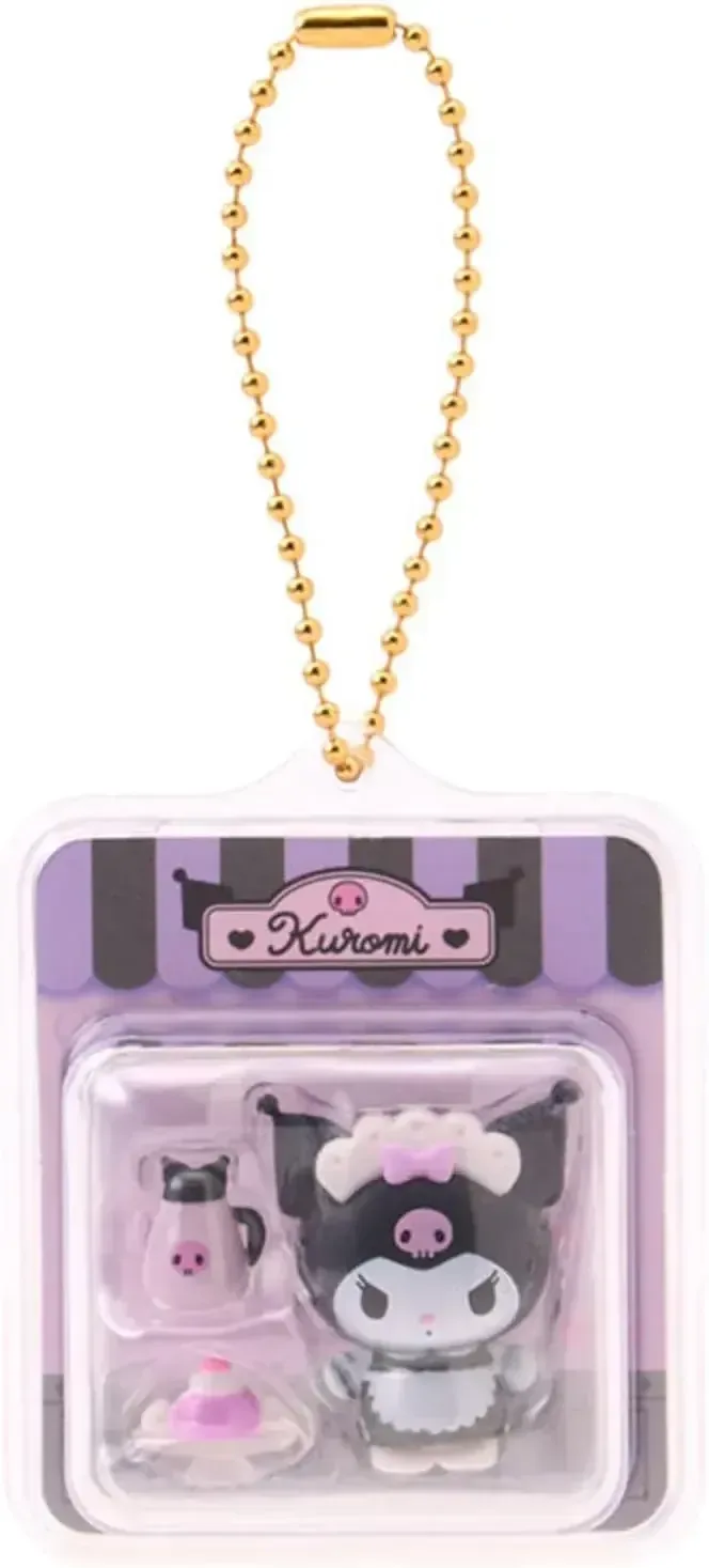 Sanrio Miniature Package Charm Kuromi Cafe Clerk Bag Accessory