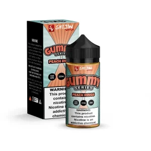 Shijin Gummy Series Peach Rings 100ml Vape Juice - 6MG