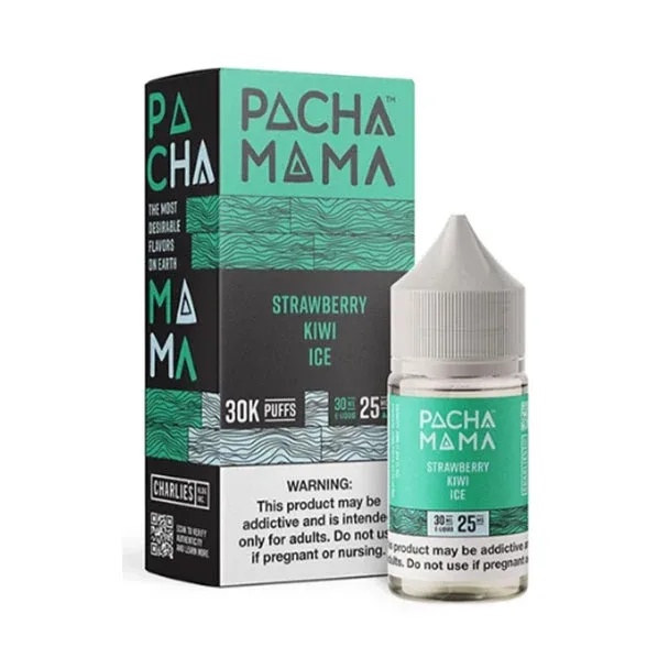 Strawberry Kiwi ICE - 50mg - Pacha Syn Salt - 30mL